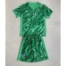 Maillot de foot Brésil Gardien Domicile vêtements enfant Copa America 2024 Manches Courtes (+ pantalon court)